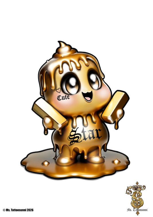 Gold-Digger Tattoo Design/Print